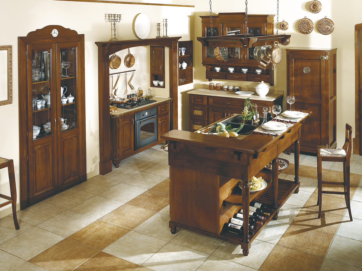 Cucine in legno massiccio massello ARCA cucine componibili in legno ... Cucine in legno massiccio massello ARCA cucine componibili in legno ...